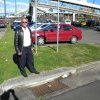 Gordon Morton standing near what was once the boundary of the Rooty Hill farm.